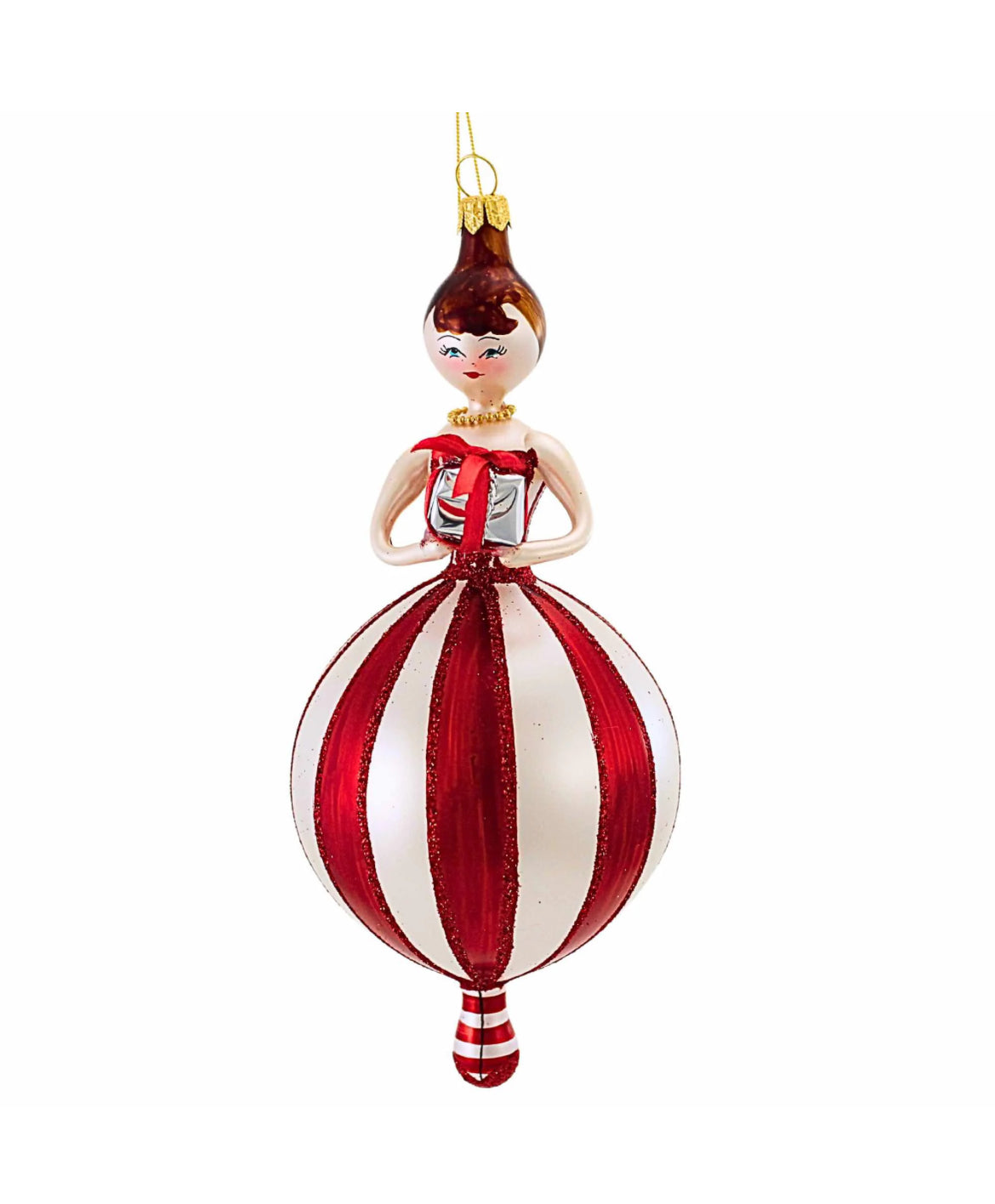 deCarlini Ballerina with Striped Red Dress