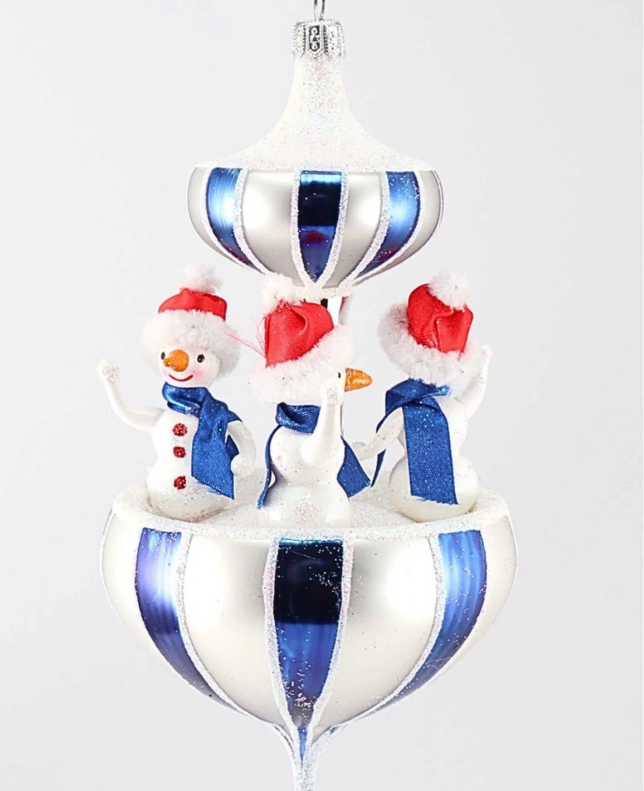DeCarlini Snowman Carousel