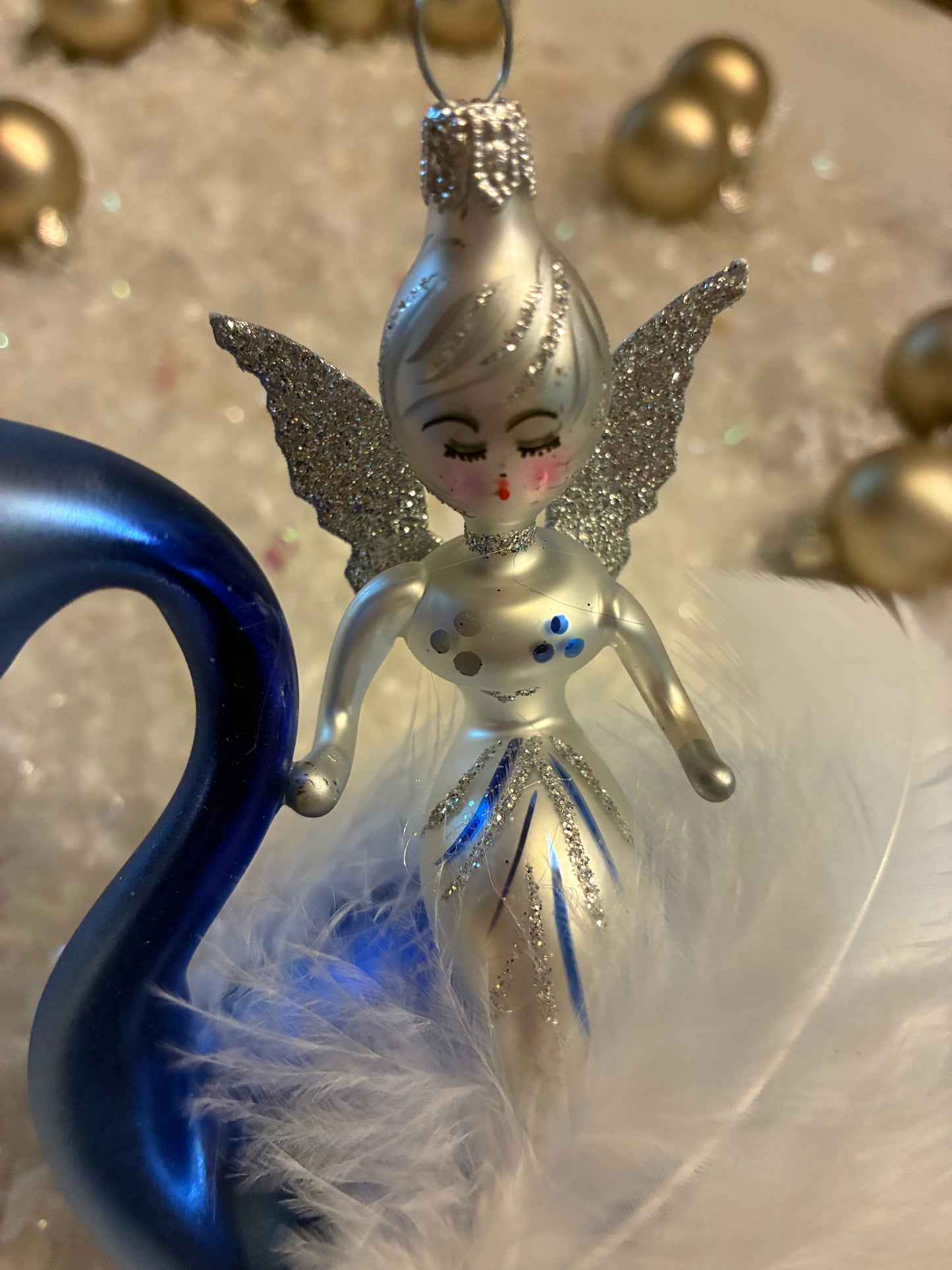 DeCarlini Angel on Swan Blue