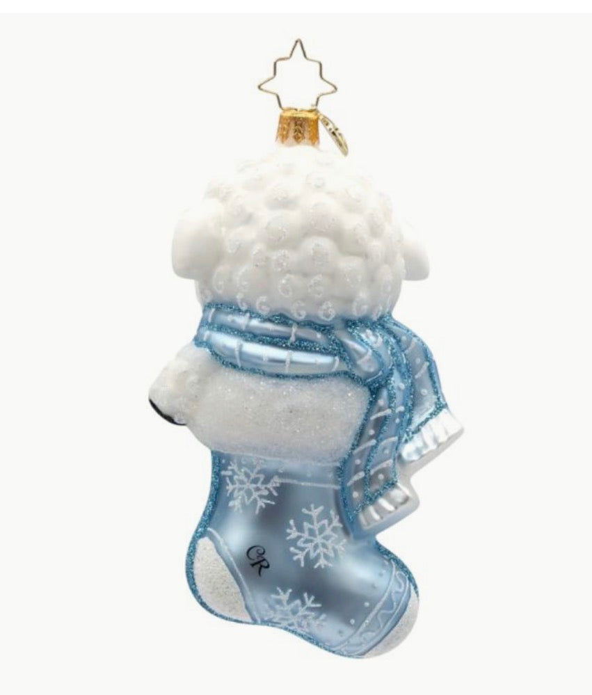 Christopher Radko Snowy Blue First Christmas