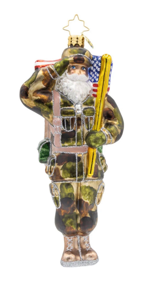 Christopher Radko Yuletide Trooper