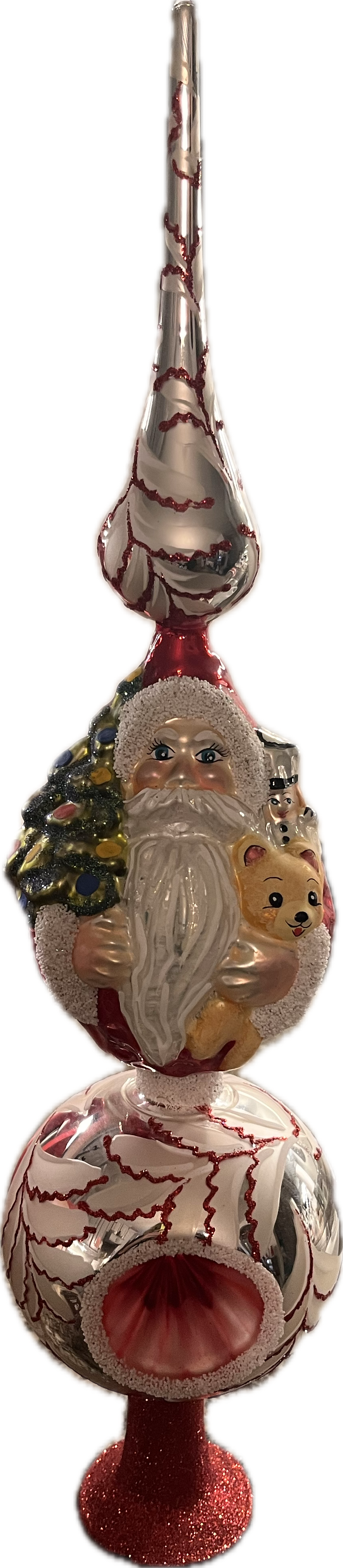 ChristmasJules St. Nic Reflector Finial