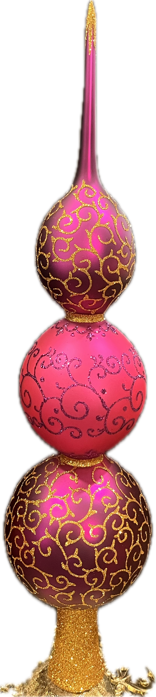 ChristmasJules PURPLE PIZAZZ TREE TOP