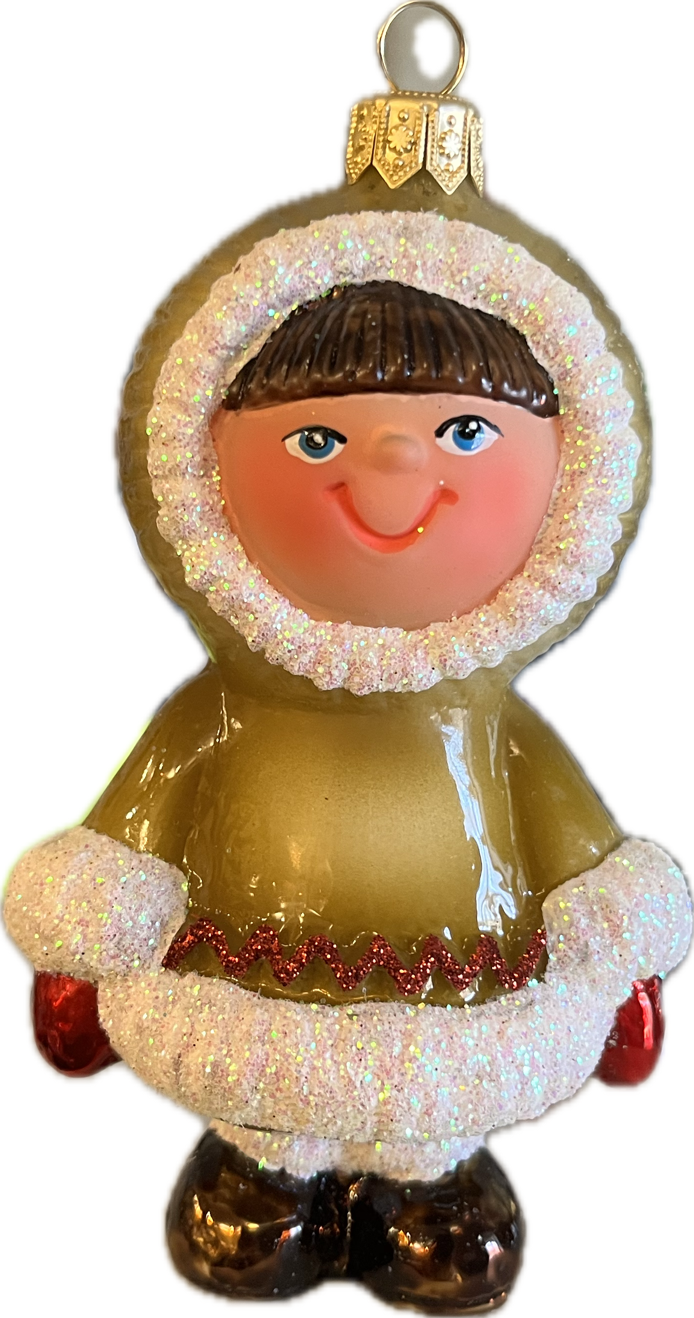 ChristmasJules Frozen Tundra - Golden Alaskan Inuit