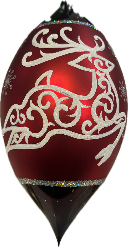 Grand Scarlet Oval