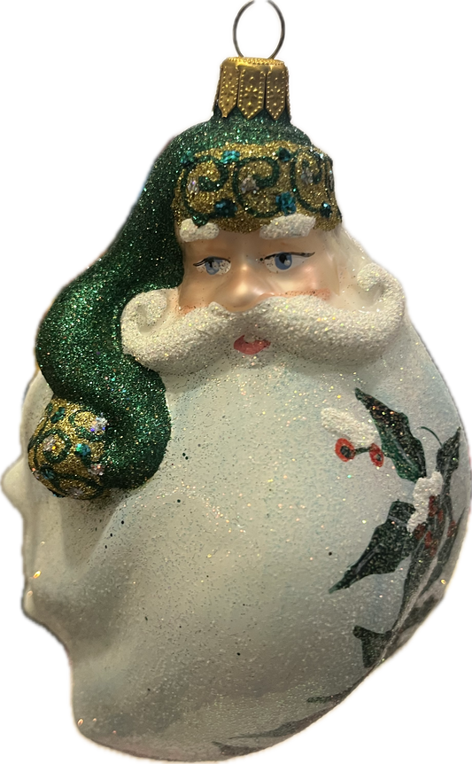 Santa in a Green Hat