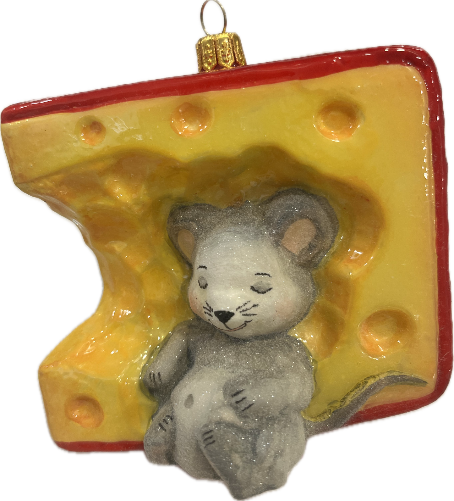Mouse Sleeping in Cheese