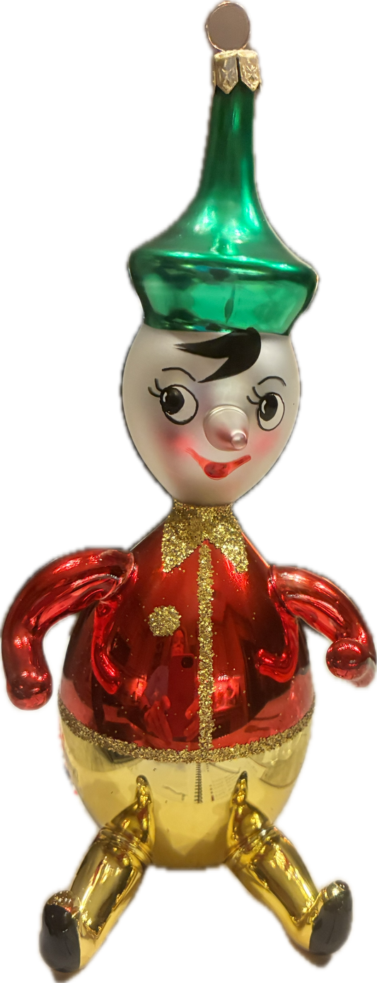 deCarlini for Christmas Jules Medium Sitting Pinocchio