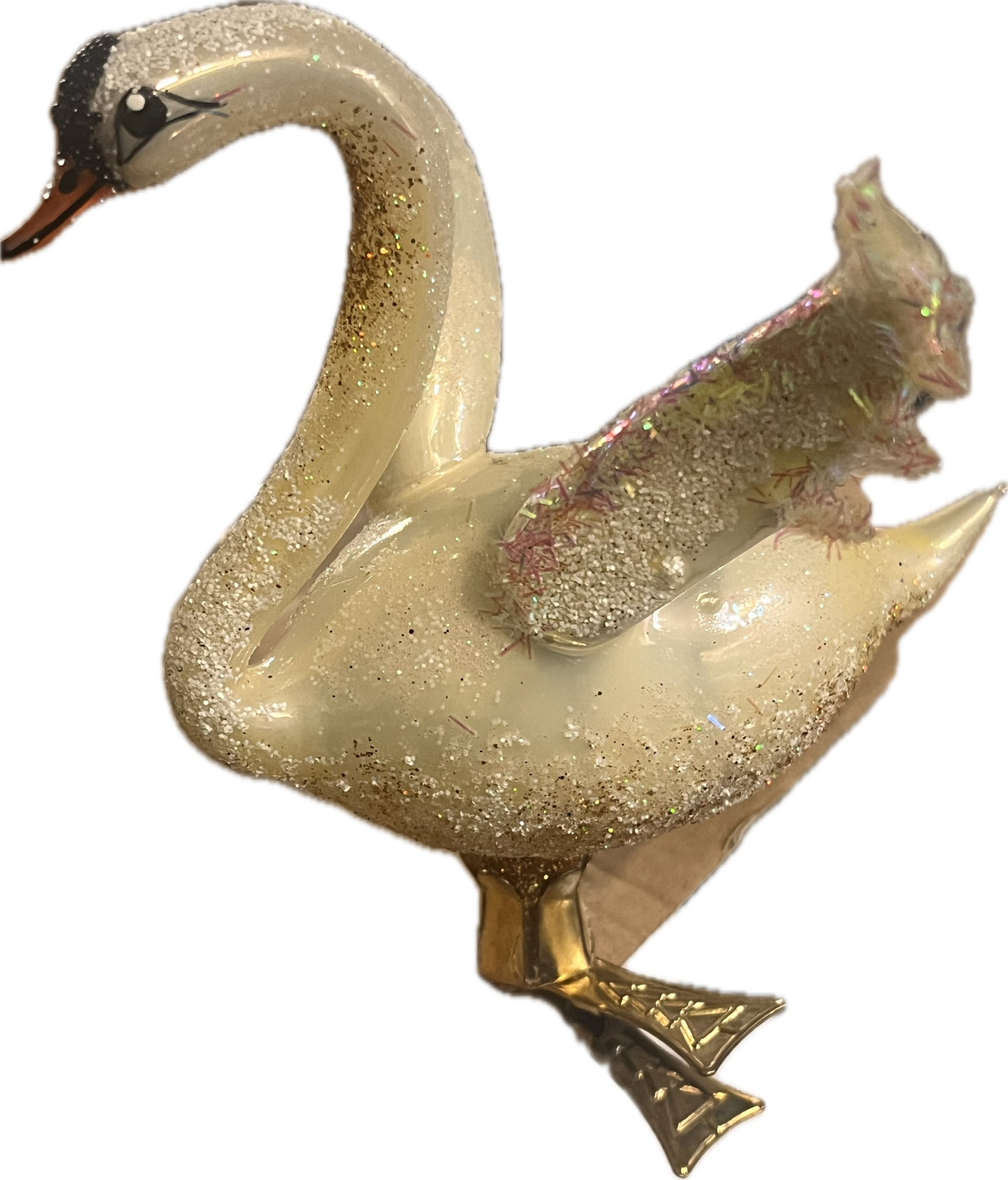 ChristmasJules Majestic Swan Clip