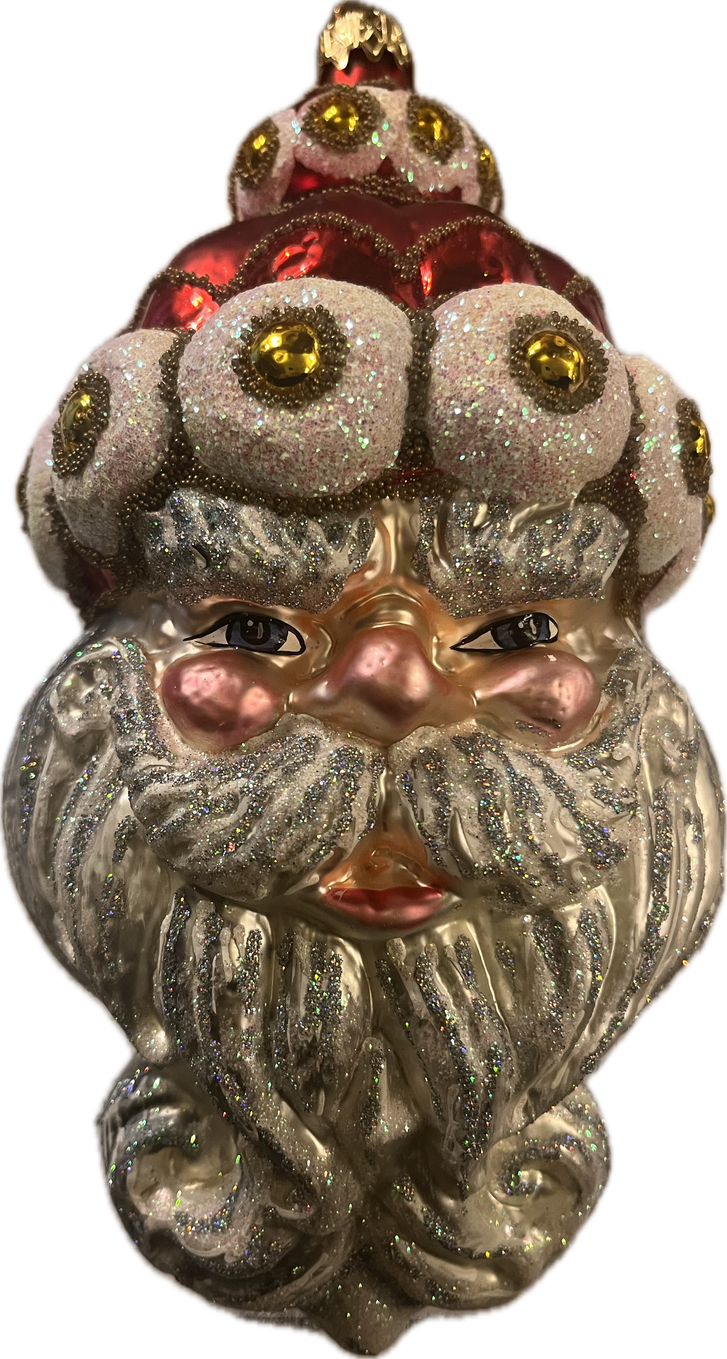 ChristmasJules Large Santa Face