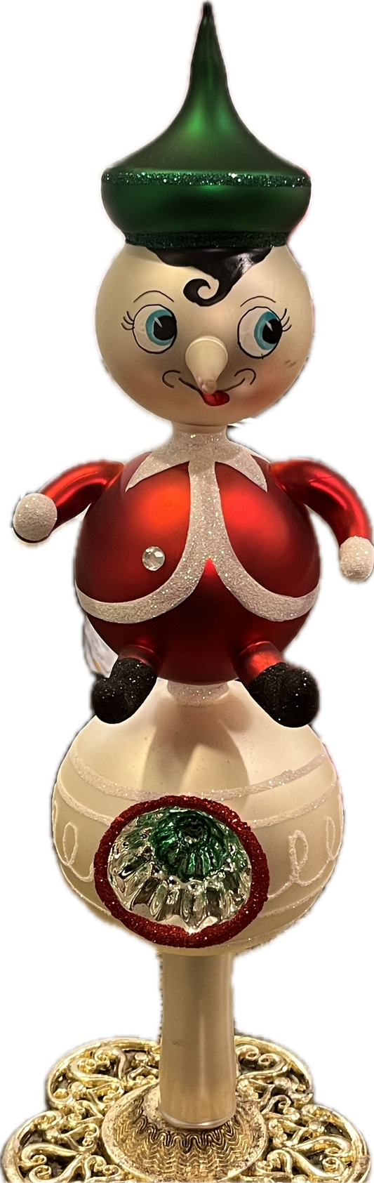 deCarlini for ChristmasJules Pinocchio Finial