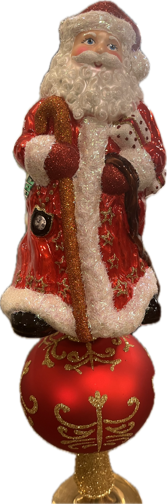 ChristmasJules SLIM SANTA TREE TOPPER