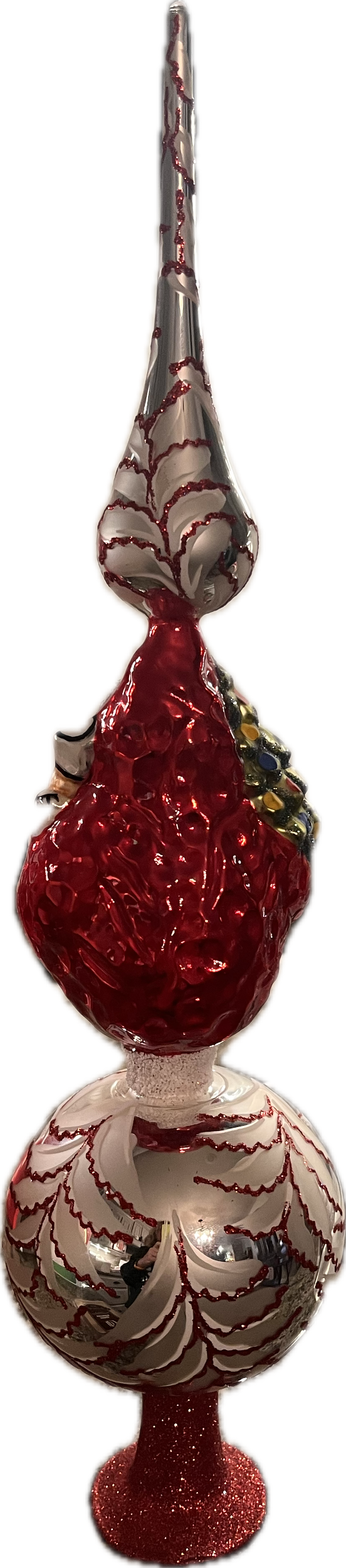 ChristmasJules St. Nic Reflector Finial