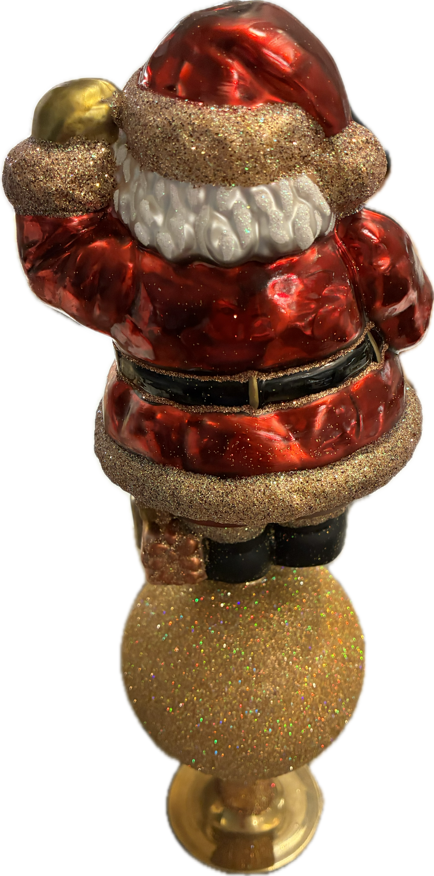 Santa with Lantern Finial