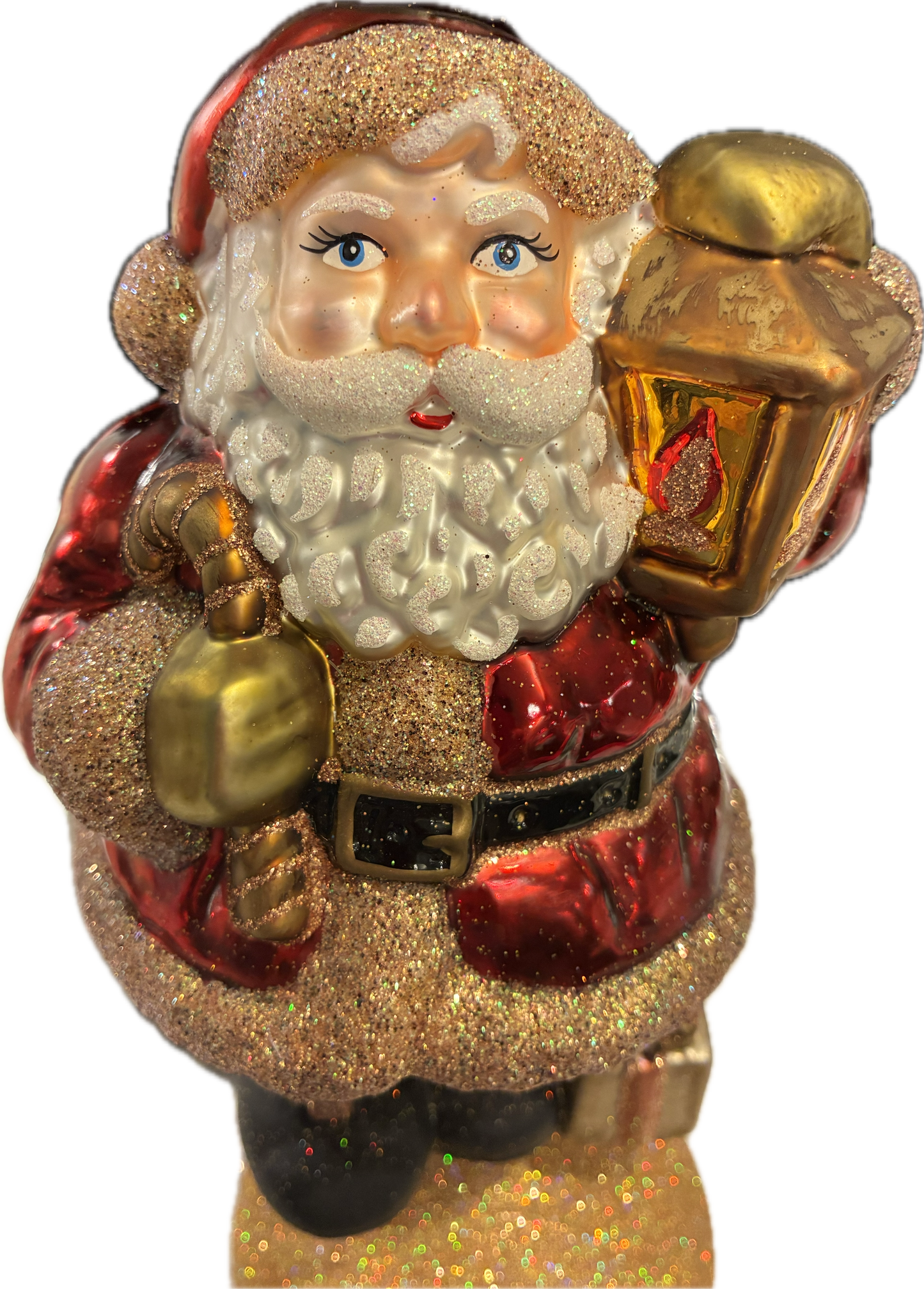 Santa with Lantern Finial