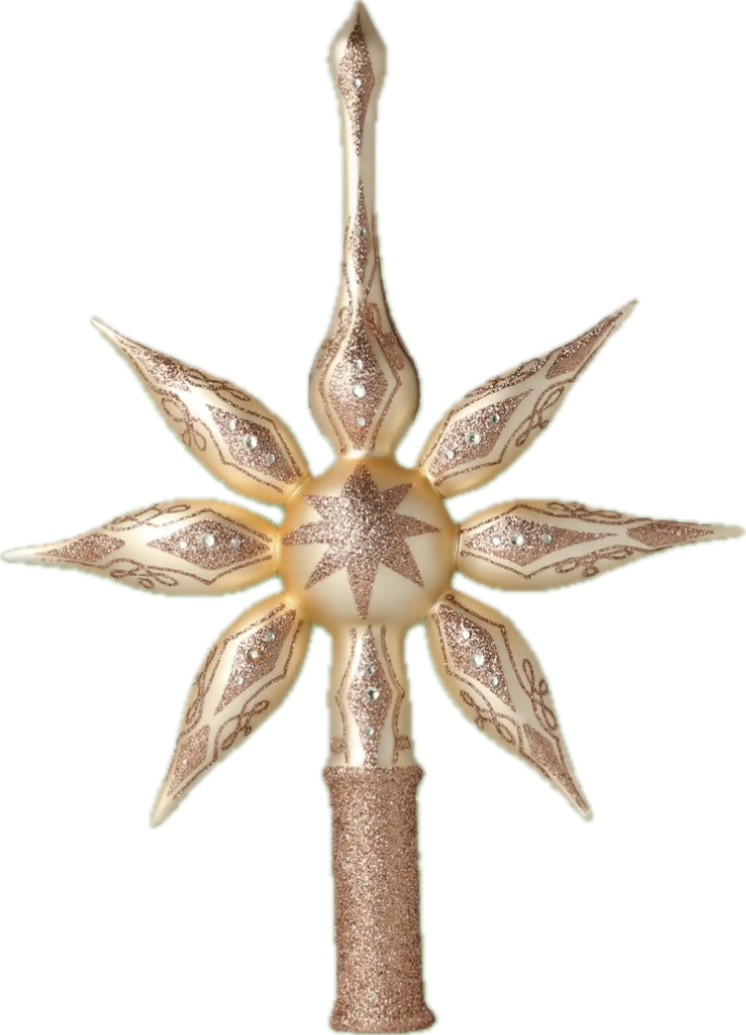 Champagne Tree Top Star