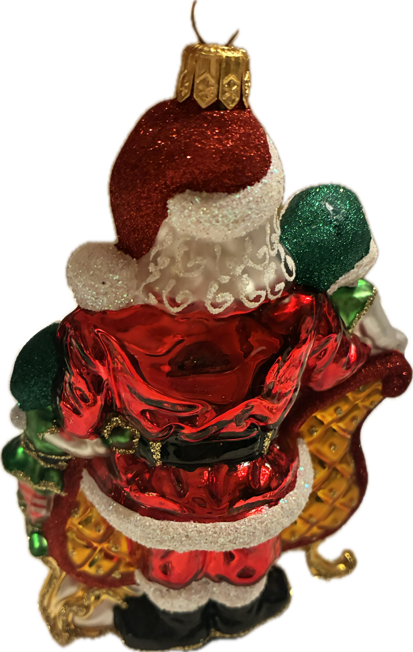 Santa with Elves in Sleigh