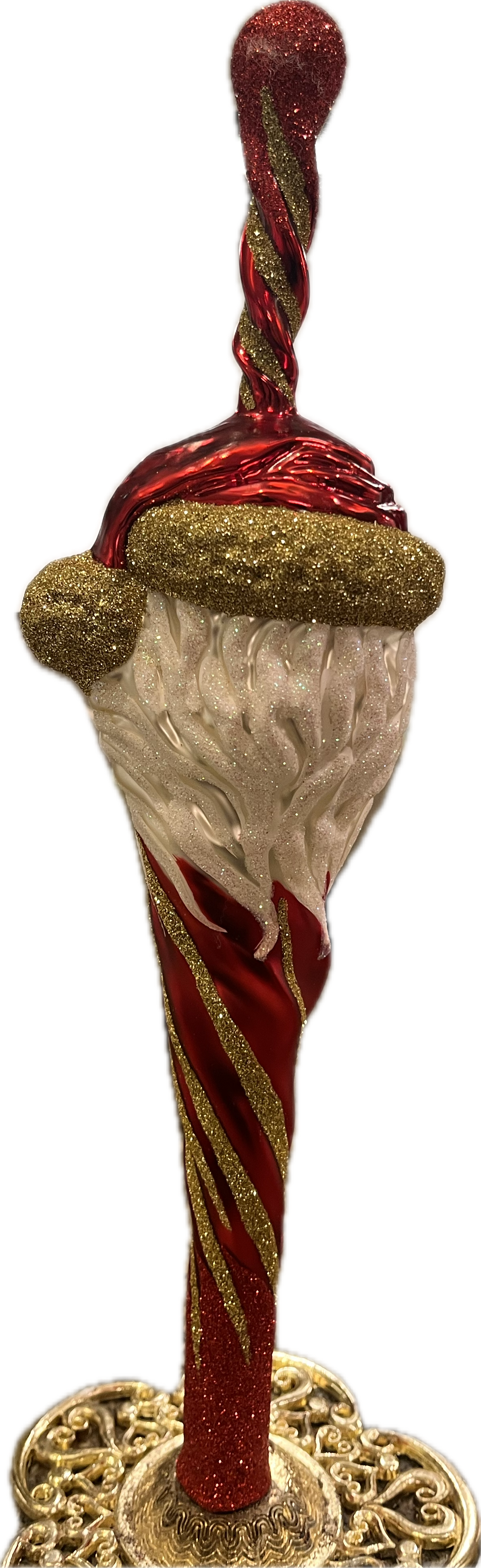 ChristmasJules Father Christmas Finial