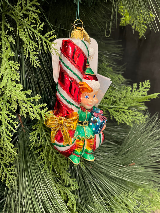 Huras Family for ChristmasJules Elf on a Candy Cane
