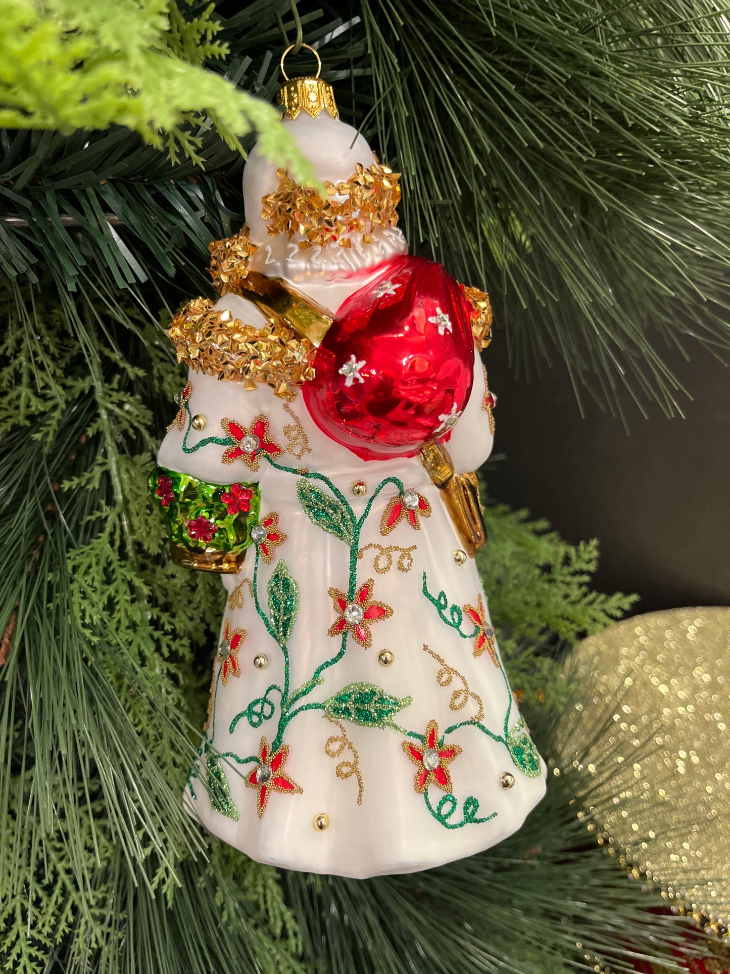 ChristmasJules Saint Nic with Red Sack