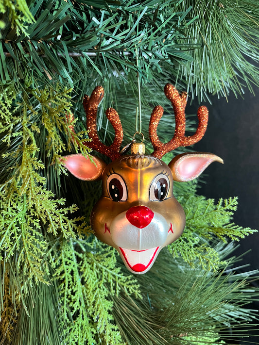 Rudolph Head Blu-Bom for ChristmasJules