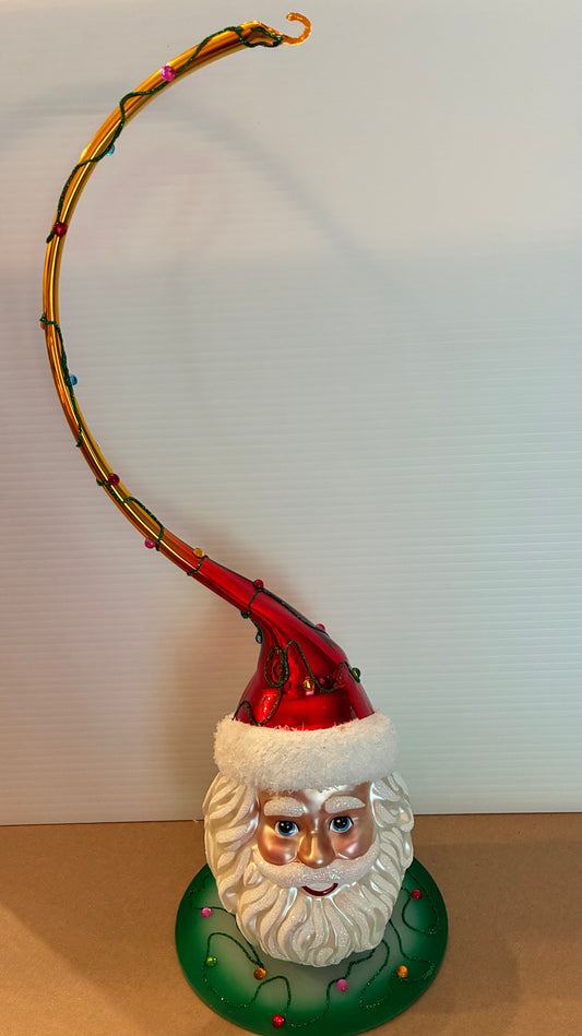 Blu Bom Santa (Ornament Stand)
