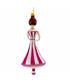 deCarlini Ballerina with Striped Pink Dress