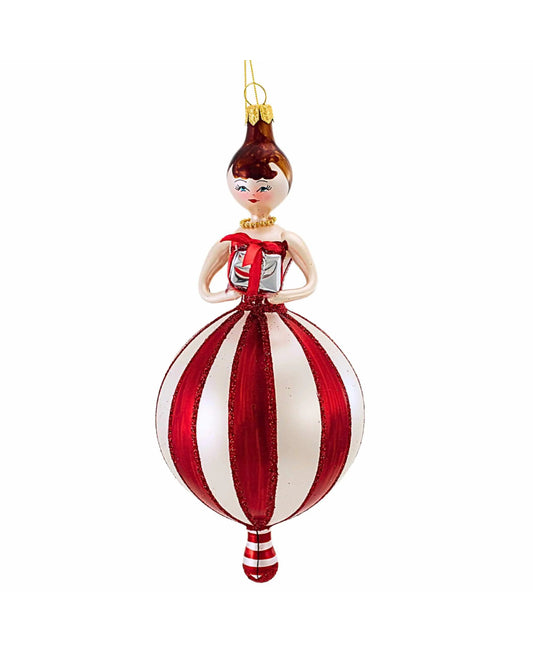 deCarlini Ballerina with Striped Red Dress