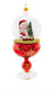 DeCarlini Sitting Santa Claus in Dome