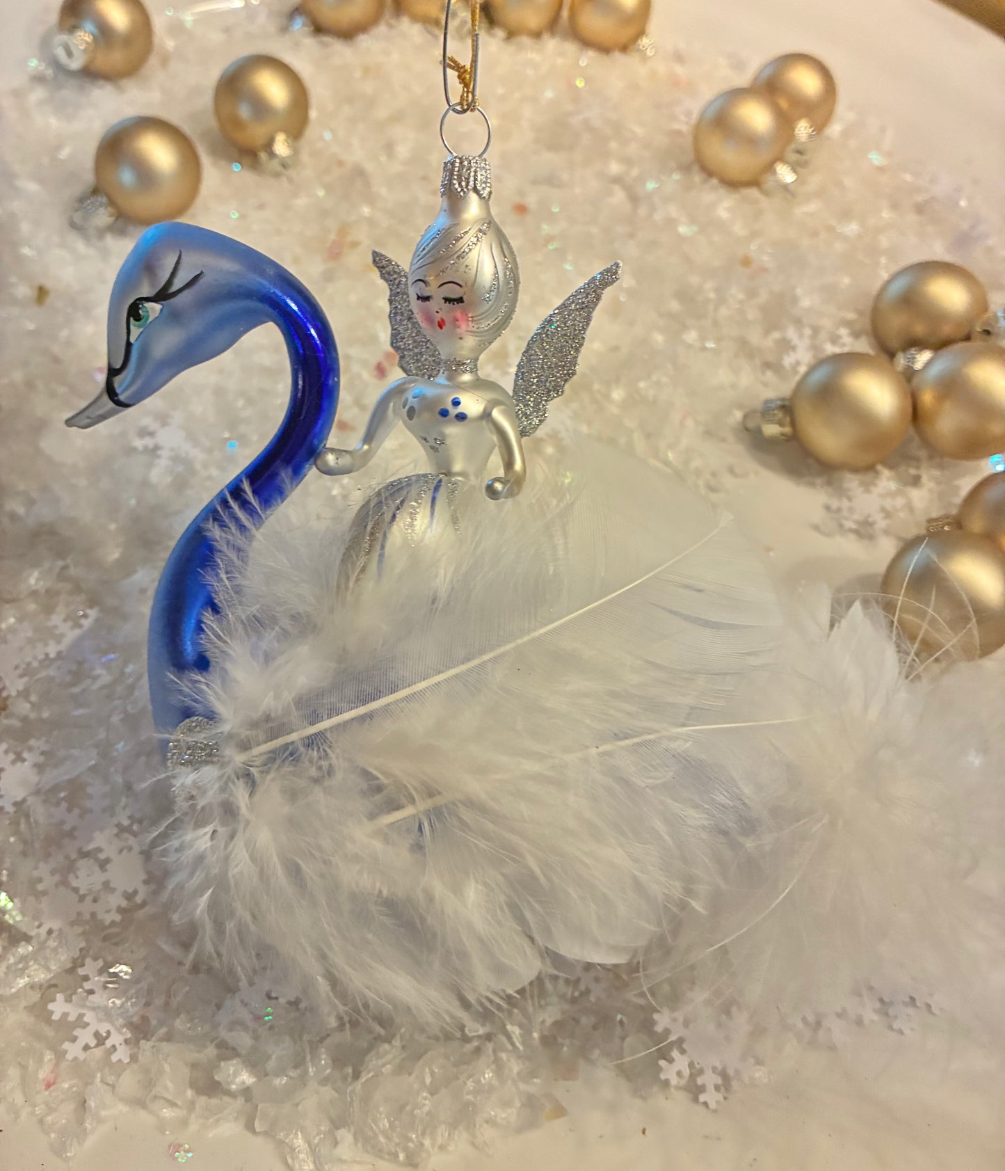 DeCarlini Angel on Swan Blue