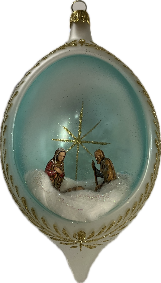 deCarlini Frosted Nativity