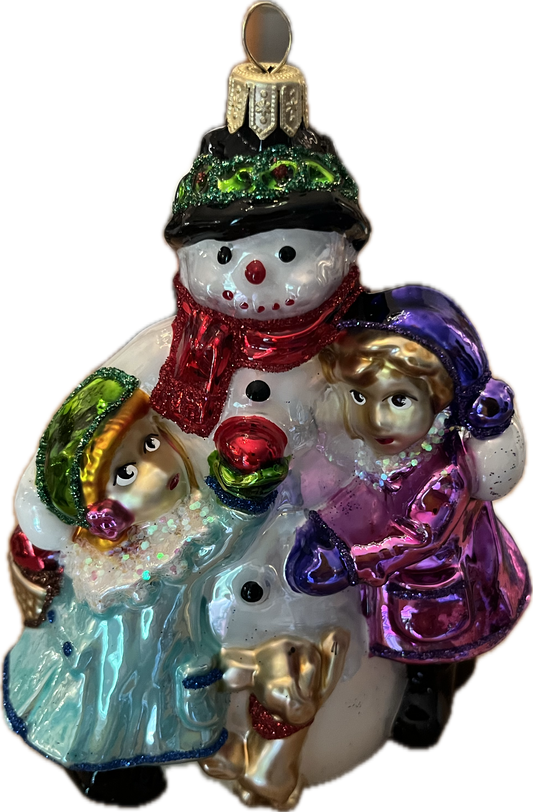 Snowman with Children