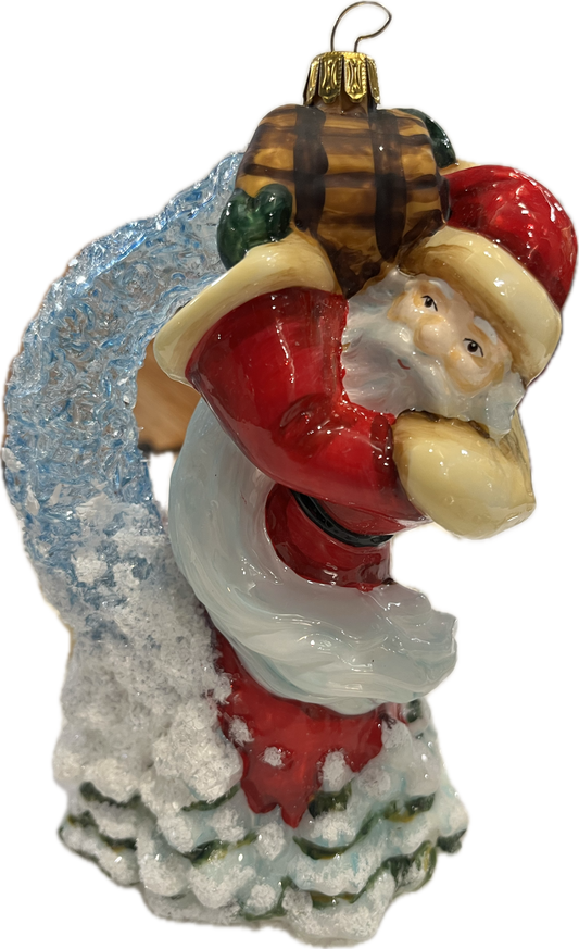 Santa with a Bucket