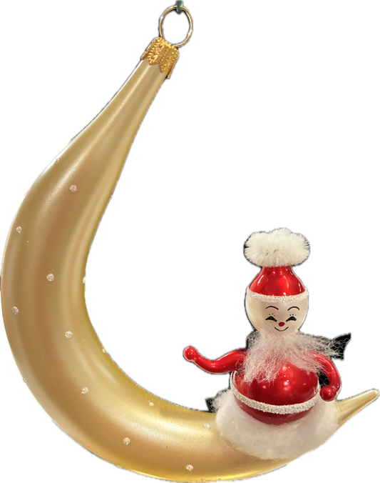 deCarlini Santa on the Moon