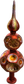 Red Peacock Finial