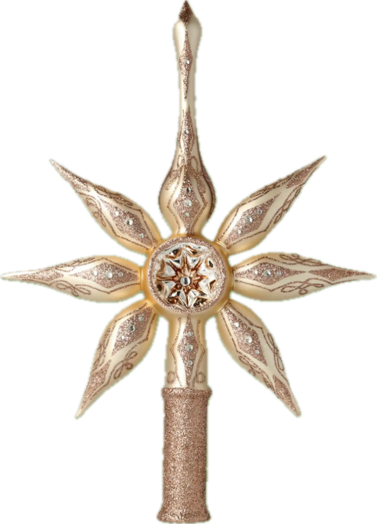 Champagne Tree Top Star
