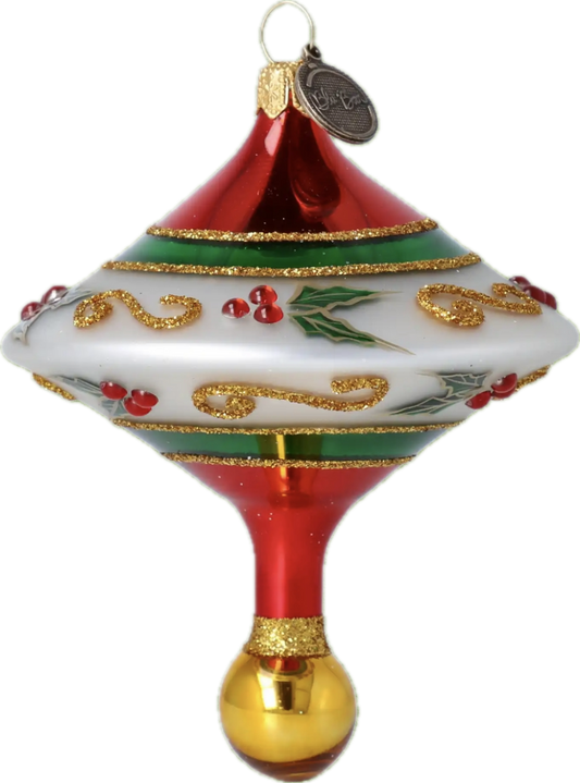 Holly Pinwheel Top - BluBom