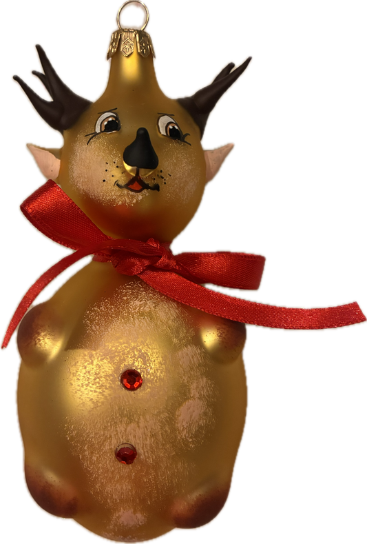 ChristmasJules Reindeer with Bow
