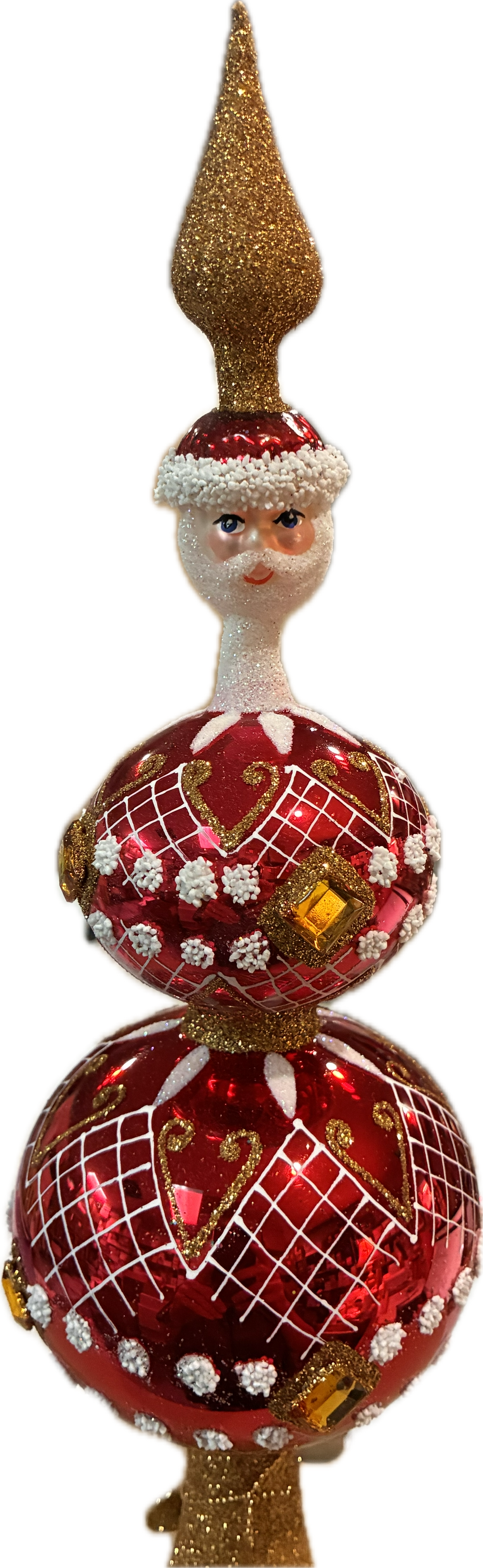 Morawski SMALL RED SANTA TOPPER