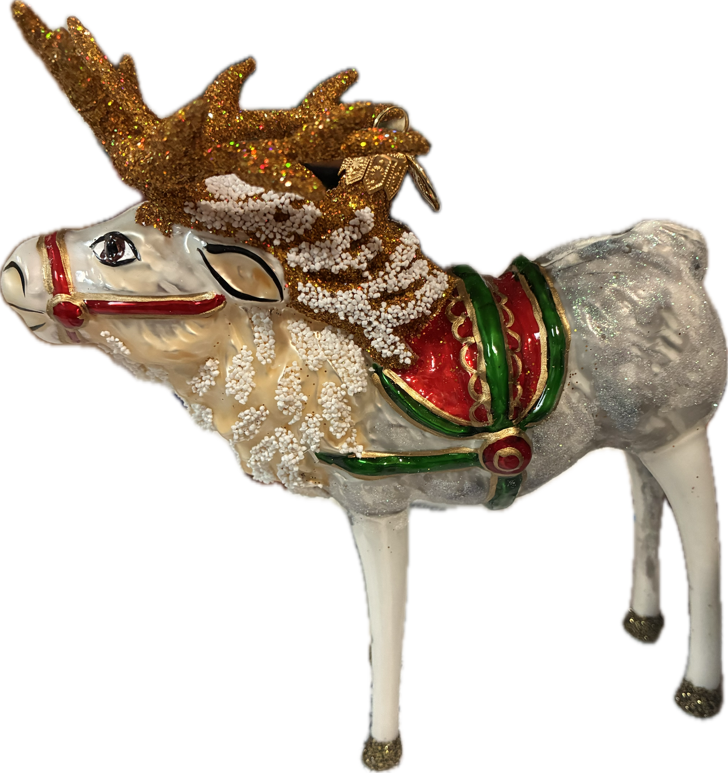 Morawski  WINTER MAJESTY REINDEER WITH RED SADDLE