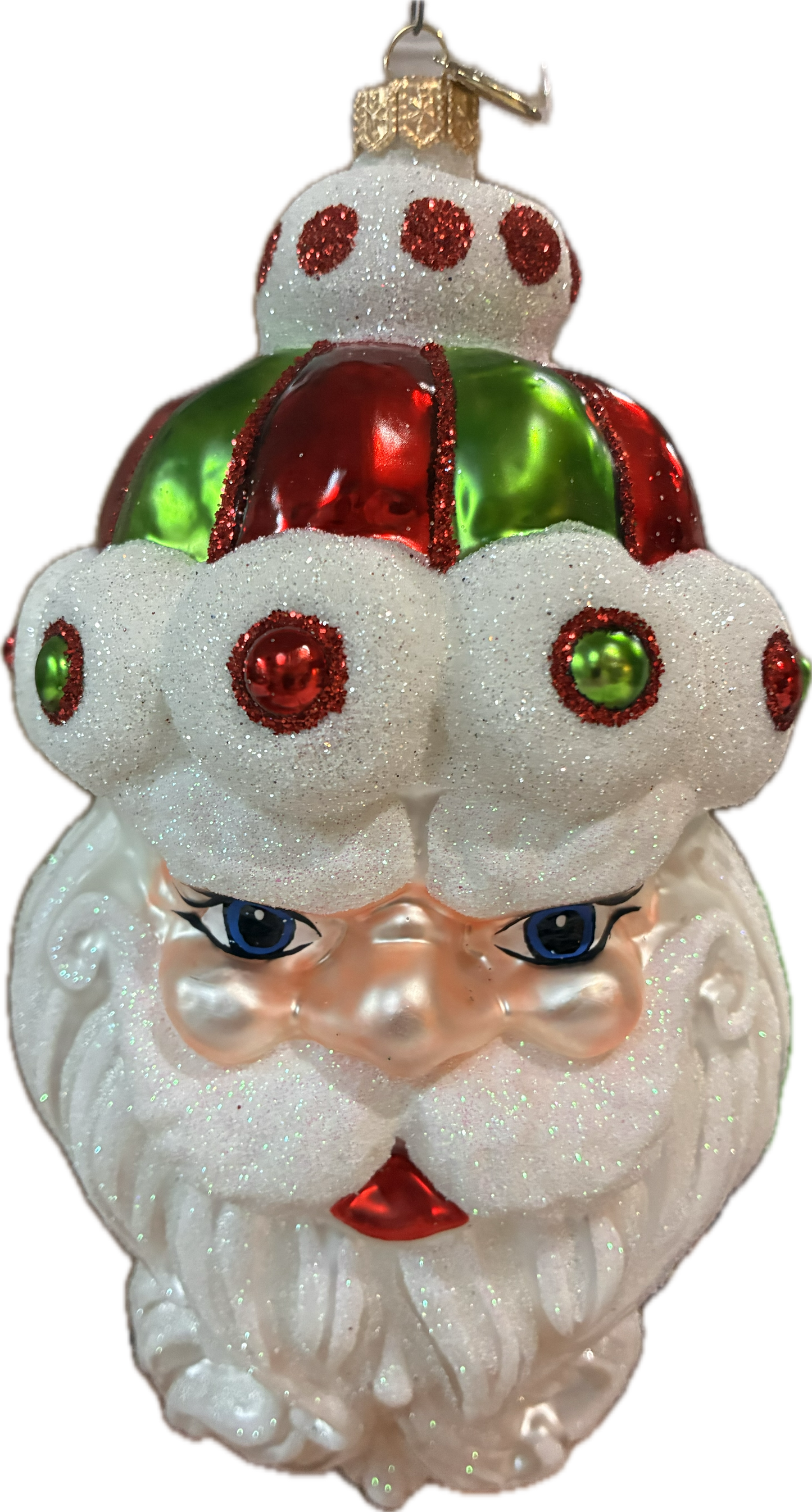 RED/GREEN SANTA FACE Morawski