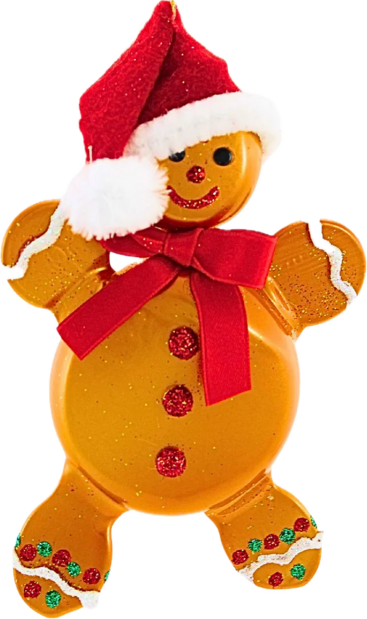 deCarlini Flat Gingerbread Santa Claus