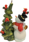 Snowman with a Crooked Tree