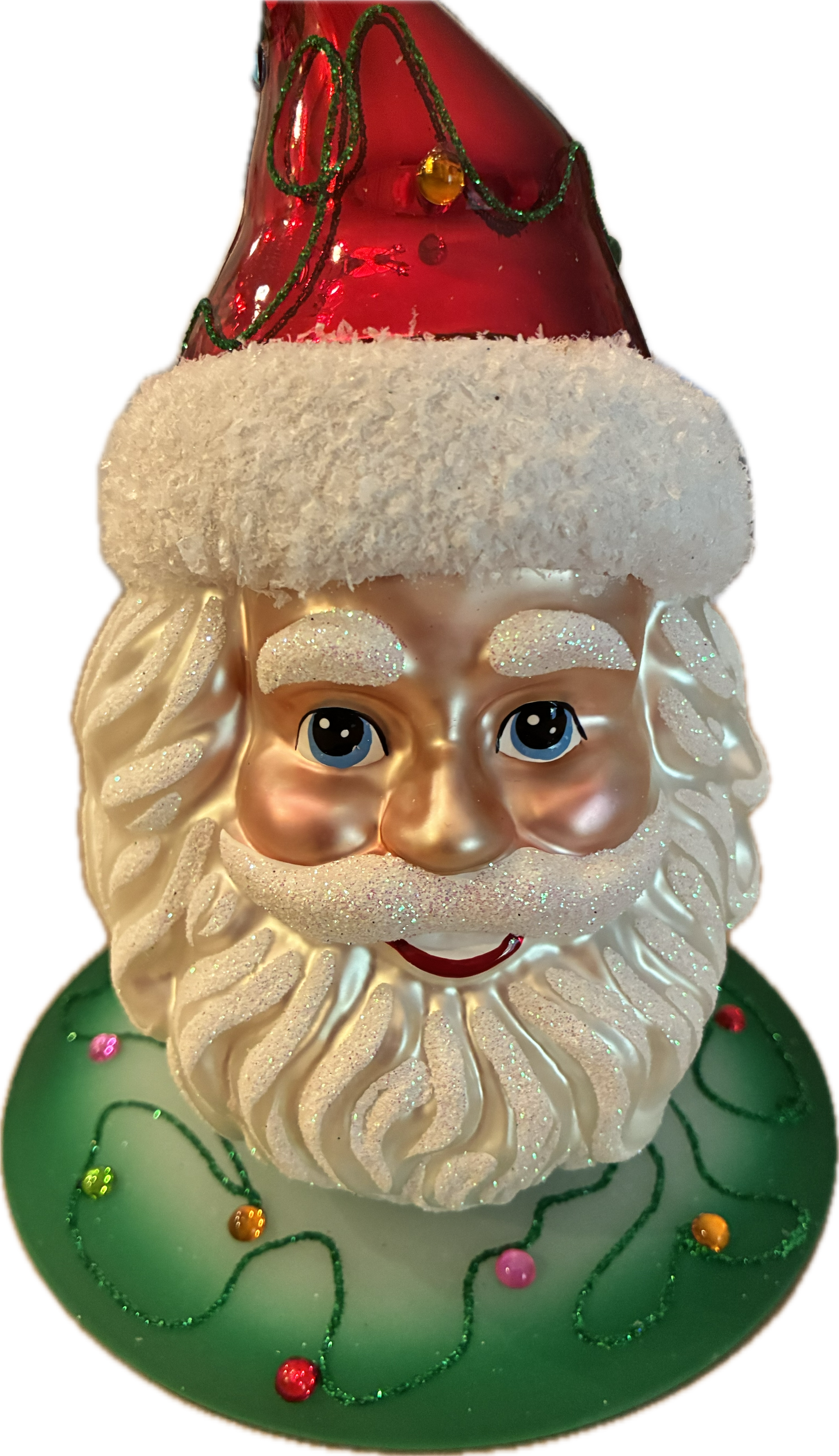 Blu Bom Santa (Ornament Stand)