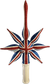 Union Jack Star Topper - BluBom
