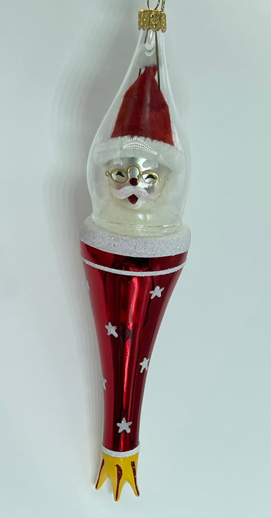 Santa in a Rocket