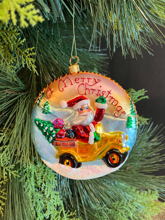 ChristmasJules Santa in Auto