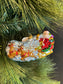 Huras Family for ChristmasJules Traveling Santa on a Cloud Ornament