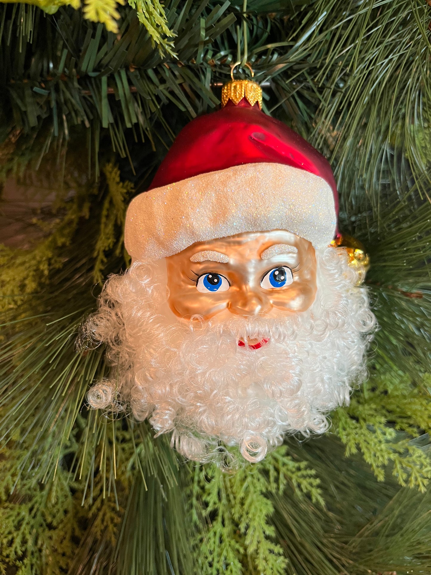 Santa with Curly Beard - ChristmasJules